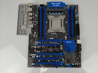 MSI X79A-GD45 DDR3 ATX Mainboard mit I/O Shield i7-3930K 3,20 GHz CPU
