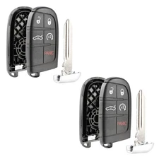 2 Key Fob Remote 5b Shell Case Replacement for Jeep Dodge Chrysler M3N-40821302