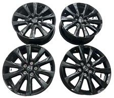 SET OF 4 Wheel Rim MAZDA 3 18" 18 Inch 2019-2024 Stock Factory 18x7 Black OE OEM