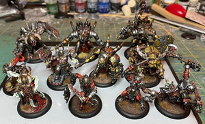 Warmachine MKIV Prime Orgoth Sea Raiders well painted army Command Battlegroup +