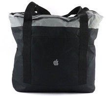 Apple Macintosh Employee Tote Bag - Black / Gray - Fast Ship