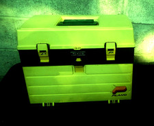 Vintage PLANO 787 Tackle Box, Four 4 Drawer Fishing Organizer, Storage