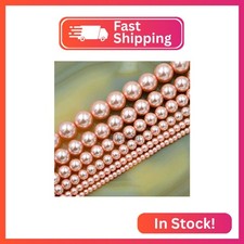 AD Beads Czech Glass Pearl Round Beads 16'' 3mm 4mm 6mm 8mm 10mm 12mm 4mm, Deep