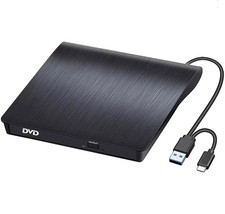 External CD/DVD drive USB 3.0 Type-C RW burner for all laptops/desktop PC