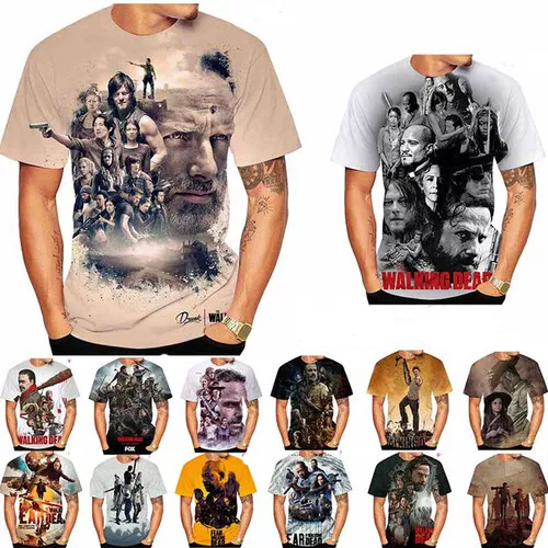 Cheap walking sales dead shirts