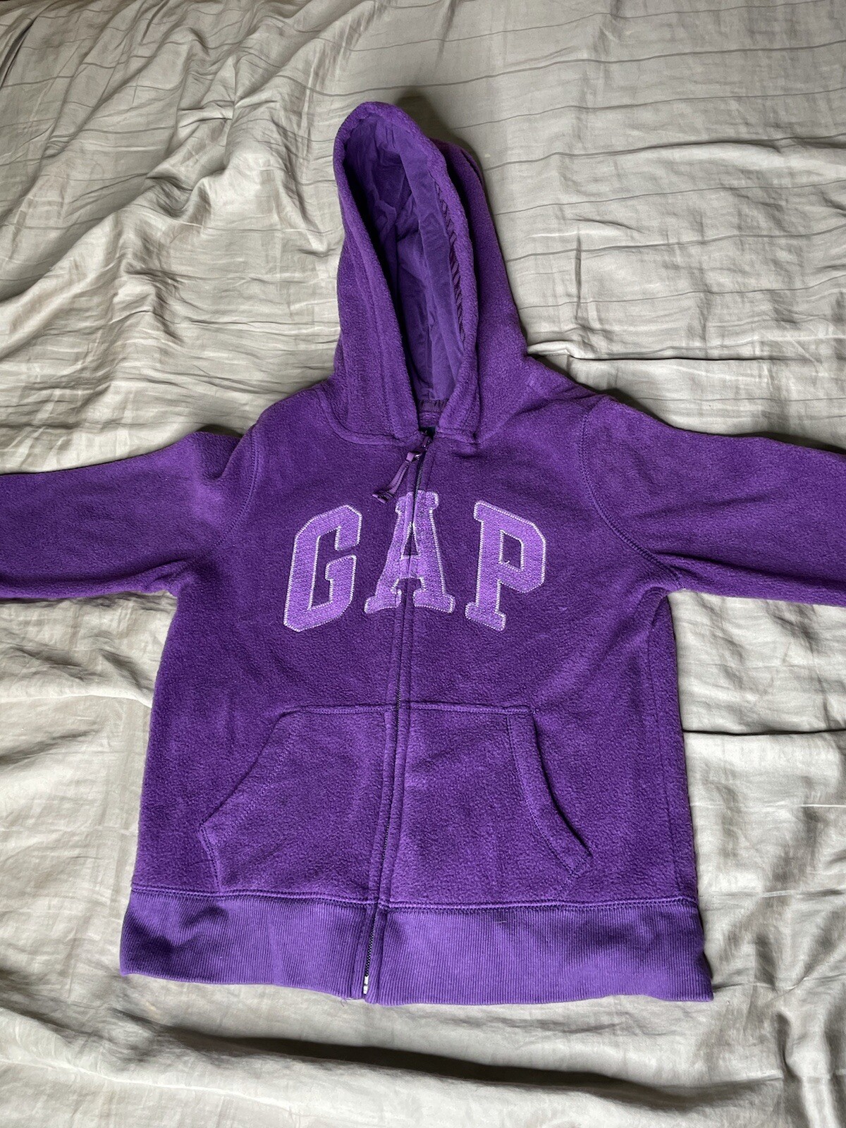 purple gap hoodie zip up