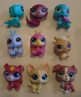 Authentic Littlest Pet Shop LPS Lot C ~ Assorted Animals x 9 | eBay