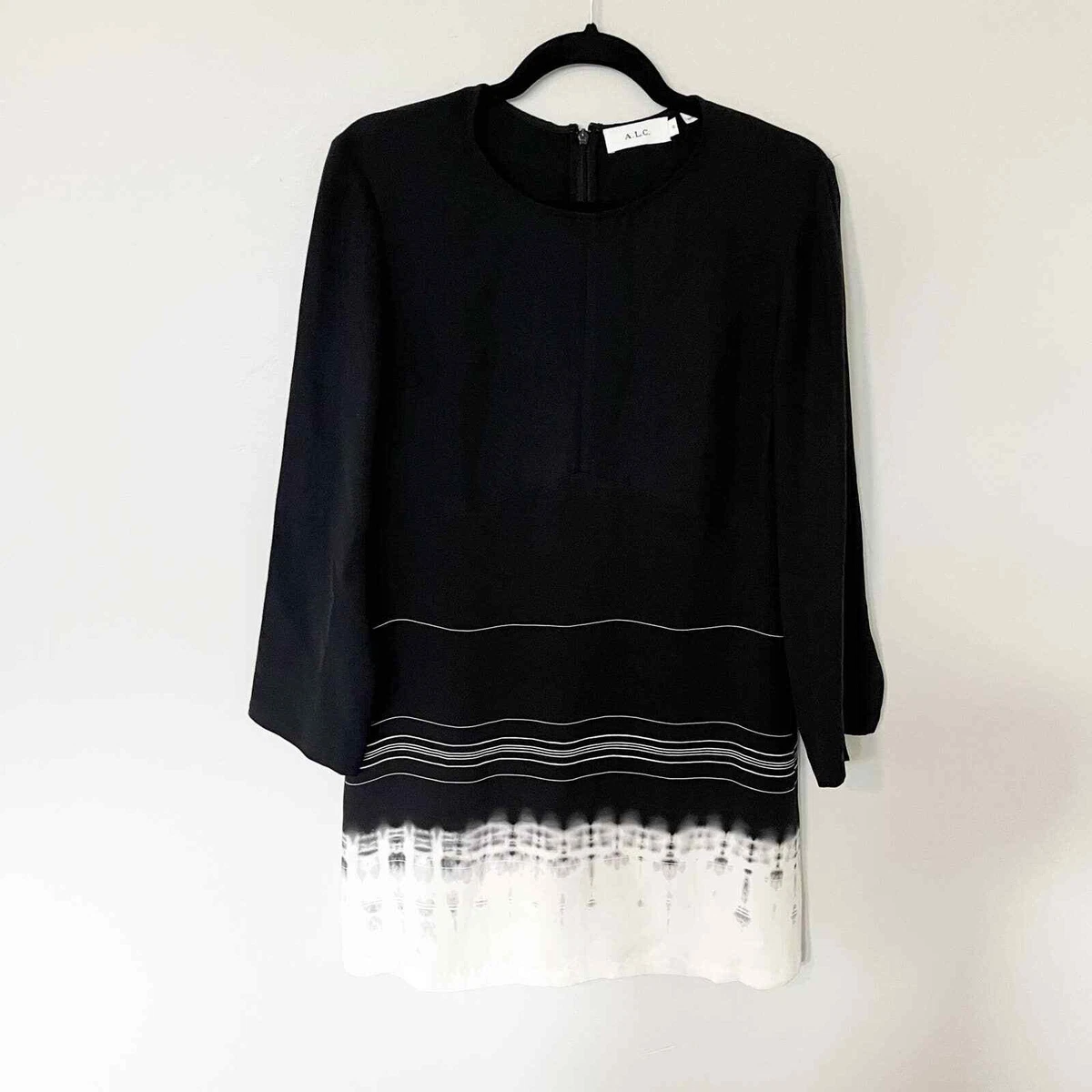 Alc black and white cheap dress
