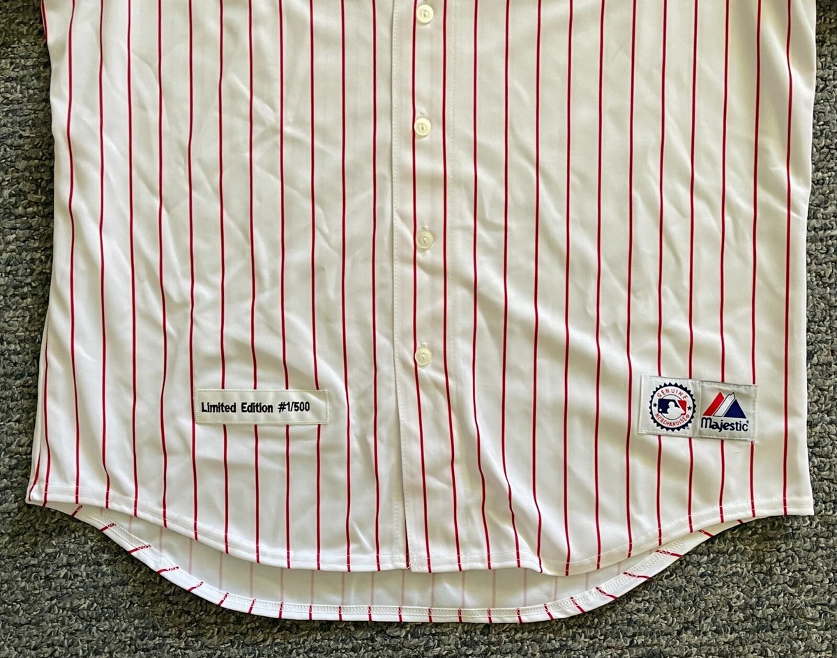 Vintage Majestic Authentic Philadelphia Phillies Button-Up