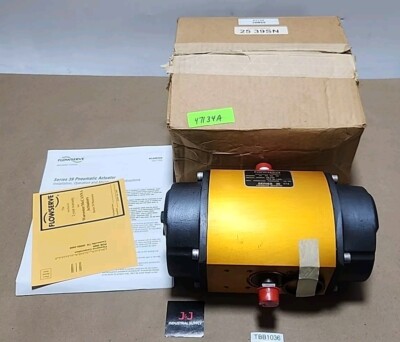 *NEW SURPLUS* Flowserve 25 39SN R6 Pneumatic Actuator 80Psi 575 In Lbs +Warranty