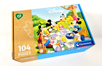 Kinder Puzzle Clementoni Disney 104 Teile, Mickey Mouse. NEU und in OVP