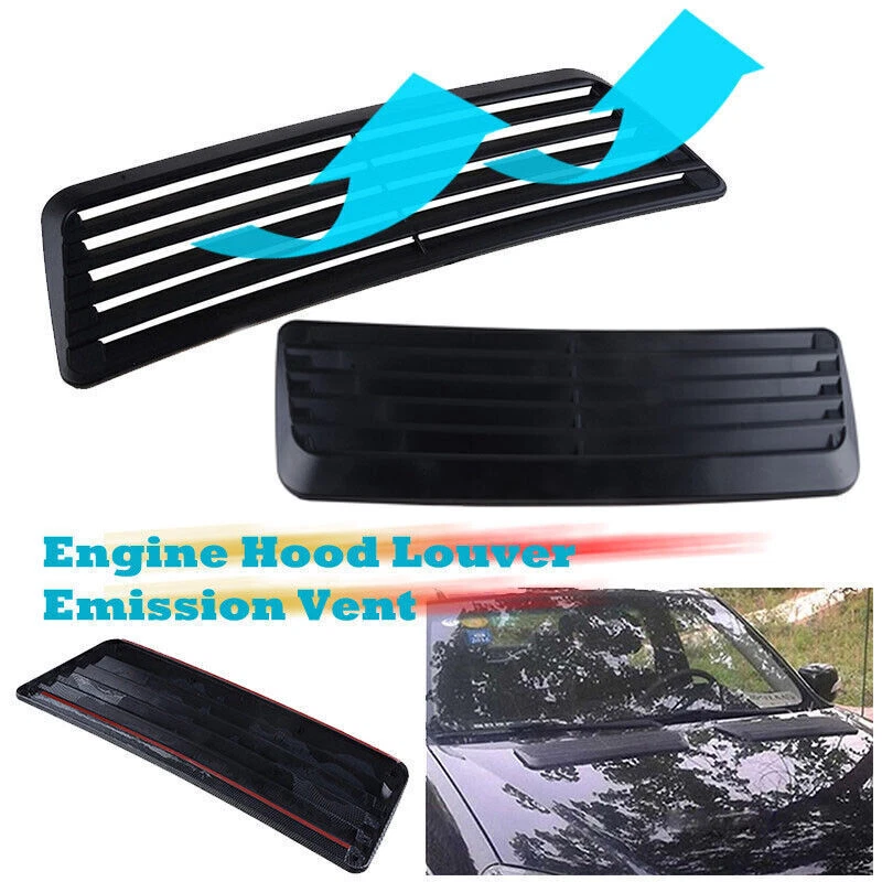 Universal For Car Air Flow Intake Hood Scoop Vent Bonnet Cover Louver Scoop NEW — 第 2/4 张图片