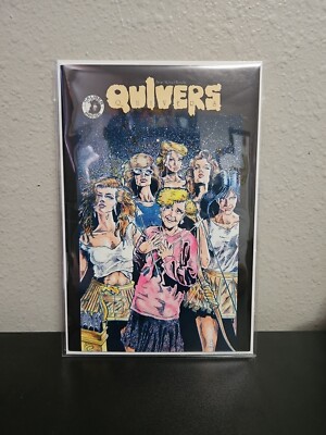 Quivers #1 & #2 1991 - 1st First Brian Michael Bendis Work & Art  Caliber Press 