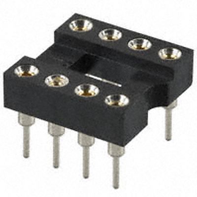 Sockel  Präzisionsfassung 8-polig IC Fassung Präzision  DIP8  NEW  [4 pcs]  #B3