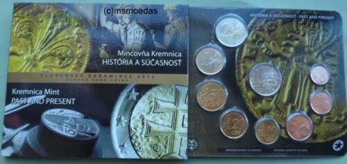 Slowakei Off. Euro KMS 2012 Kursmünzensatz 1 Cent bis 2 Euro Kremnica Mint - Bild 1 von 2