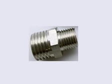Pipe Fitting 1/2" NPT Male X Metric M18 M18X1 M18X1.0 Male Brass Adapter 