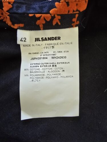 JIL SANDER Womens Straight lined SKIRT Size 42 Cotton blend - Picture 9 of 10