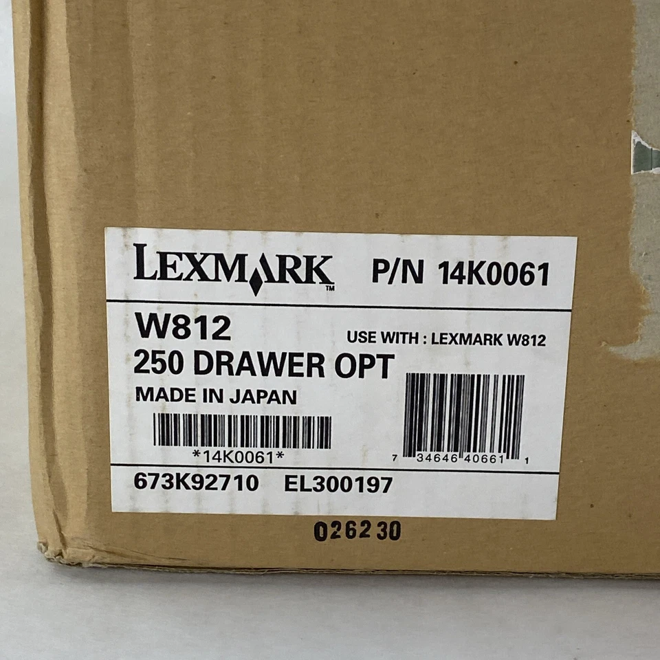 Lexmark W812 250 Sheet Drawer 14K0061 - Image 2 of 4