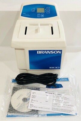 Branson CPX1800 Ultrasonic Cleaner Water Bath, 0.5 Gal, 6.5''x5.5''x4'' With Lid