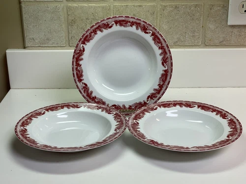 Gibson Home Winter Village Rim Soup Bowls