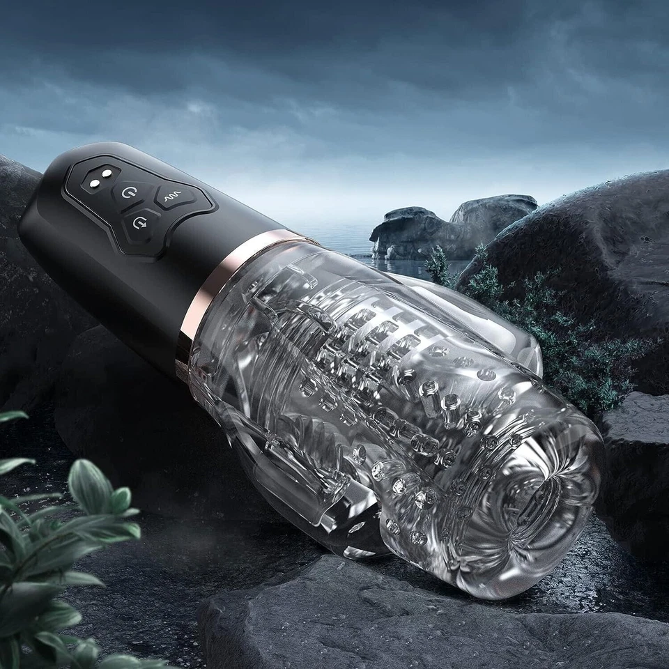 Taza de masturbación masculina automática de succión máquina de mamada manos libres juguete Stroker Foto 2 de 4