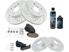 For 1990-1993 Mazda Miata Brake Pad and Rotor Kit Front and Rear 86575ST 1991
