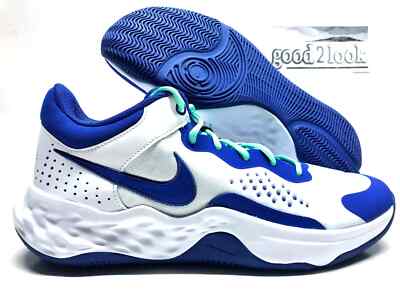 NIKE FLY.BY MID 3 WHITE/GAME ROYAL-GREEN GLOW SIZE MEN display picture 1