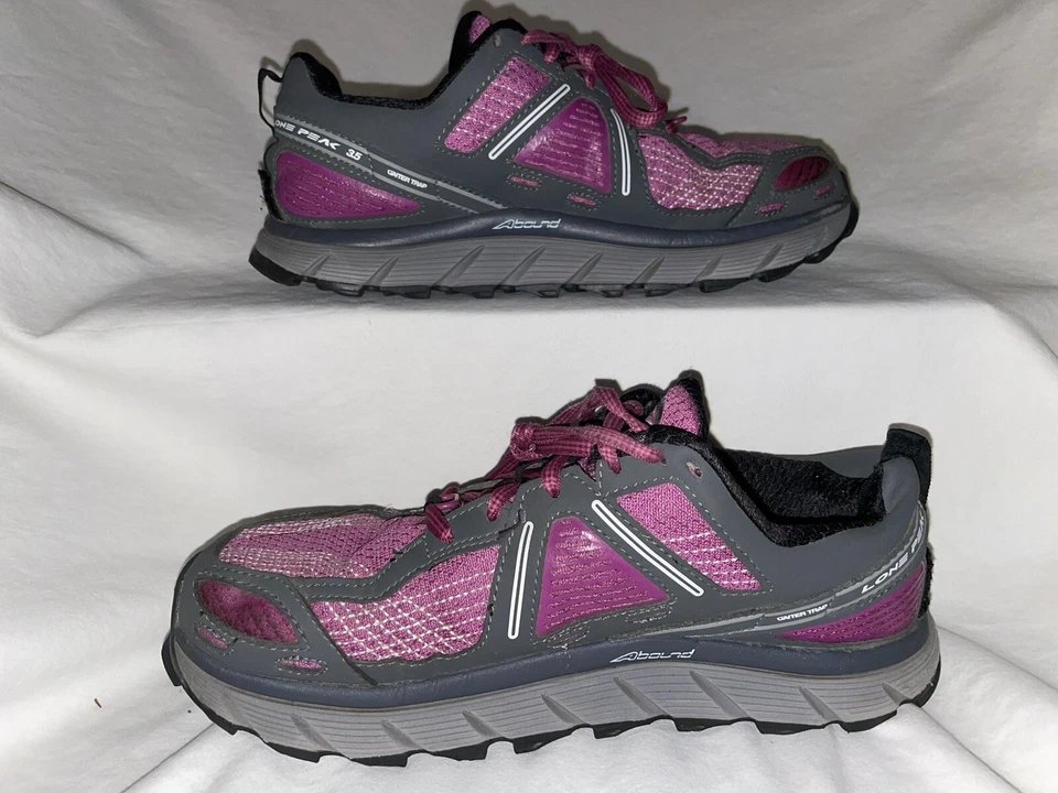 ALTRA Lone Peak 3.5 Trail Running Shoes Zero Drop Gaiter Trap Women's Size 6 EUC - Image 2 of 4