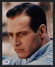 PAUL NEWMAN The Hustler Signed Autographed Photo 8 x 10 PSA LOA - d. 2008