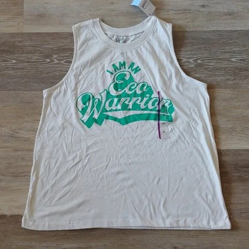 NWT Modern Lux Eco Warrior Graphic Women's Tank Top Size XL