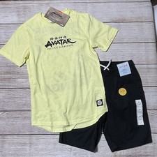 Boys Avitar Outfit Size 10. NWT Short Sleeve Tee And Shorts. Nickelodeon