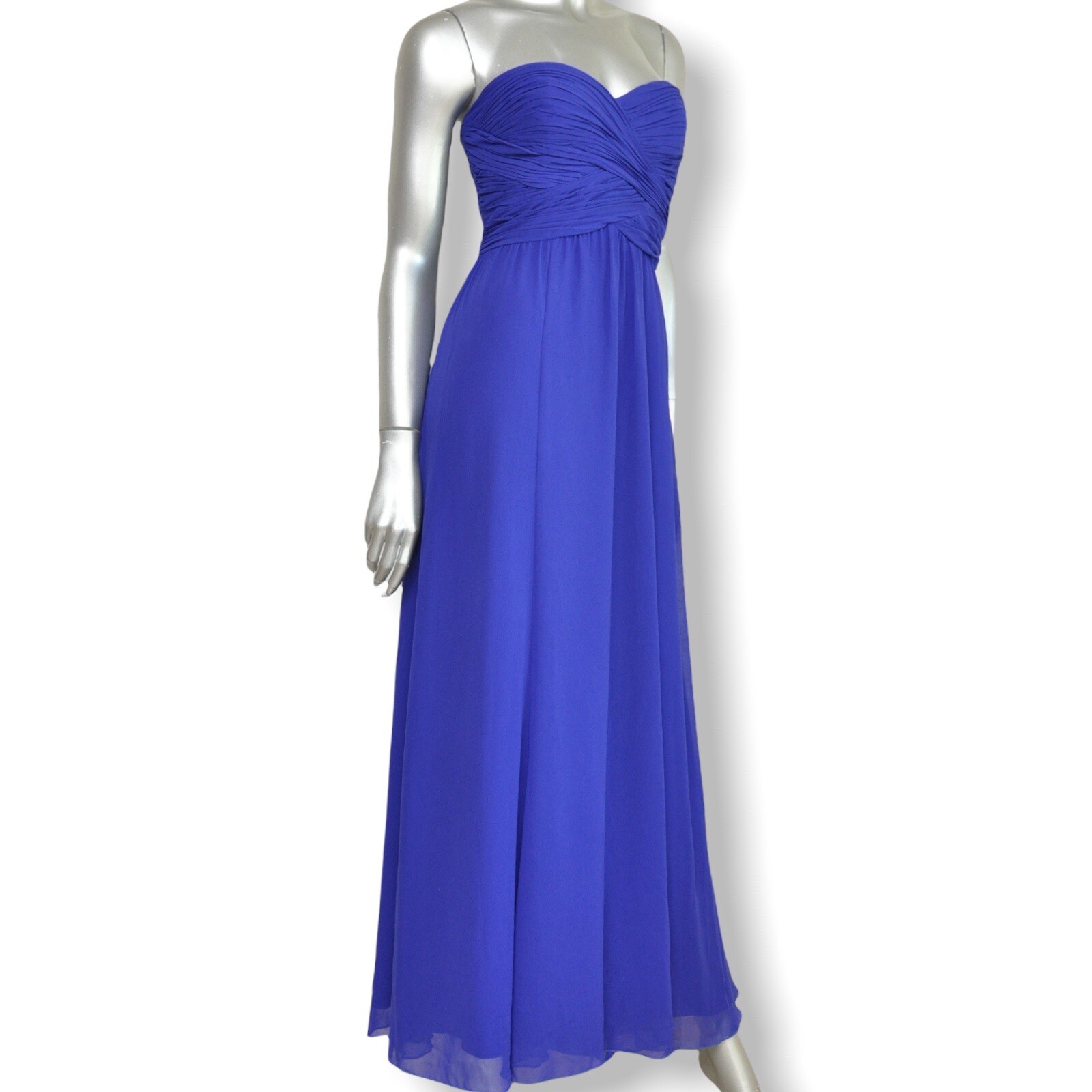 Royal Blue Lauren Ralph Lauren Strapless Formal Dress… Gem