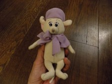 Vtg Applause The Rescuers Miss Bianca Rare Plush Toy Doll Purple hat  shawl HTF