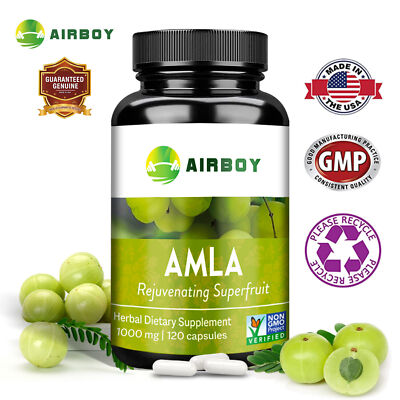 Amla Caps 1000mg - Herz-Kreislauf-Gesundheit, Entgiftung, Antioxidation