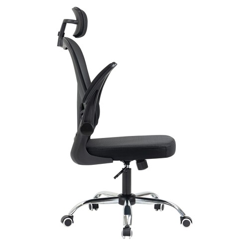 Mesh Back Home Office Chair with Armrest Swivel 5 Casters Computer Desk Chair - Picture 156 of 231