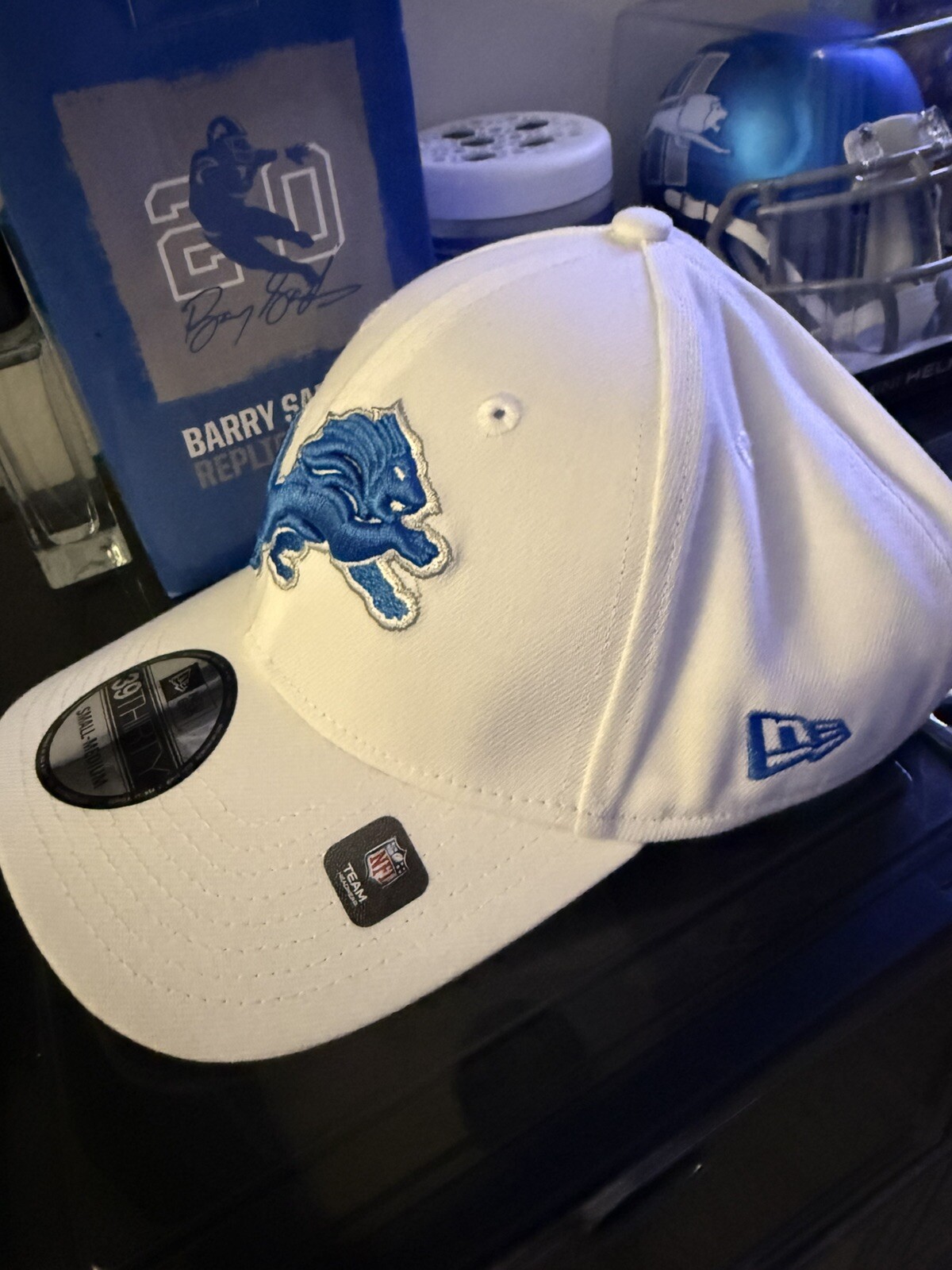Detroit Lions White 39THIRTY Hat  - S/M