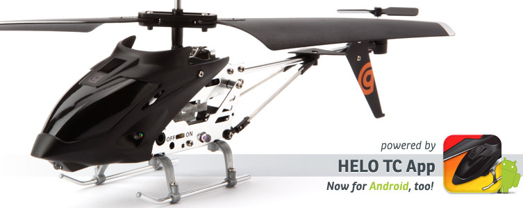 New HELO TC Touch Controlled Helicopter for iPhone, iPad, iPod
