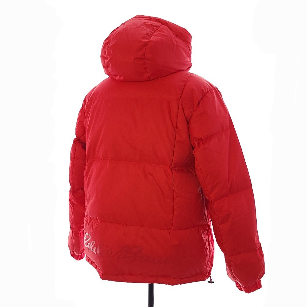 Eddie Bauer Expedition Solid Red Down Puffer Full Zip Hooded