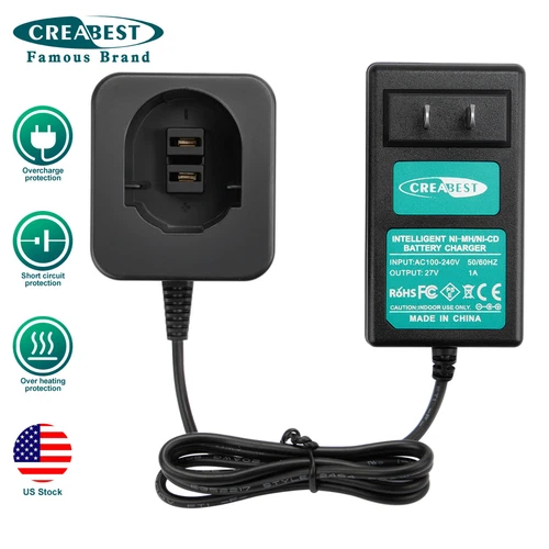 For Black and Decker PS120 PS130 PS140 Ni-MH/Ni-Cd 7.2V-18V Battery Charger