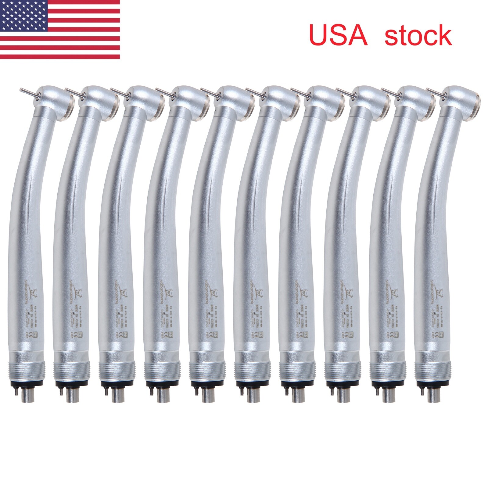 10 Dental Hand Piece High Speed Air Turbine fit NSK 4-holes Clean Handpiece B/M