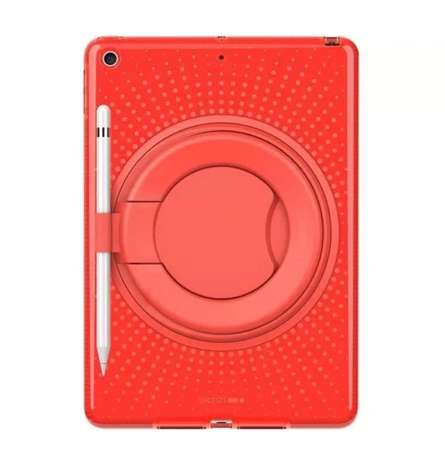 TECH21 Evo Play2 Case For 10.2" iPad 7th/8th/9th Gen with Pencil Holder - Red