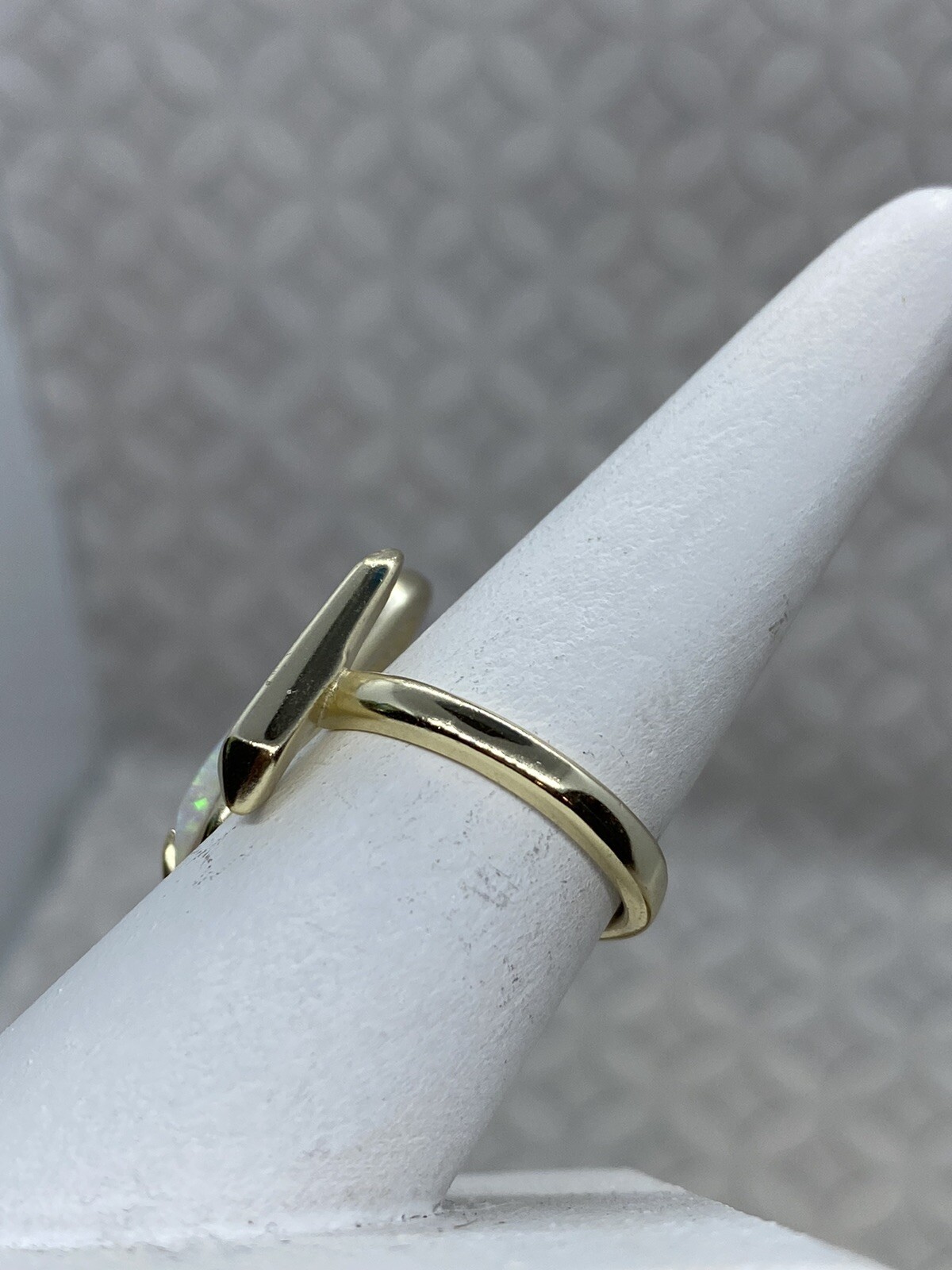 Kendra Scott Aussie Open Ring Adjustable White Ky… - image 3