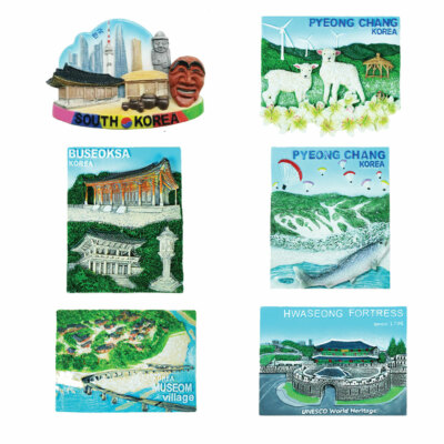 Korea Fridge Magnet Korean Cultural Heritage Refrigerator Magnets Memo Holder