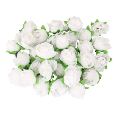 50 Pcs Künstliche Rosenblüte Blumenarrangements Aus Seide Blumenköpfe