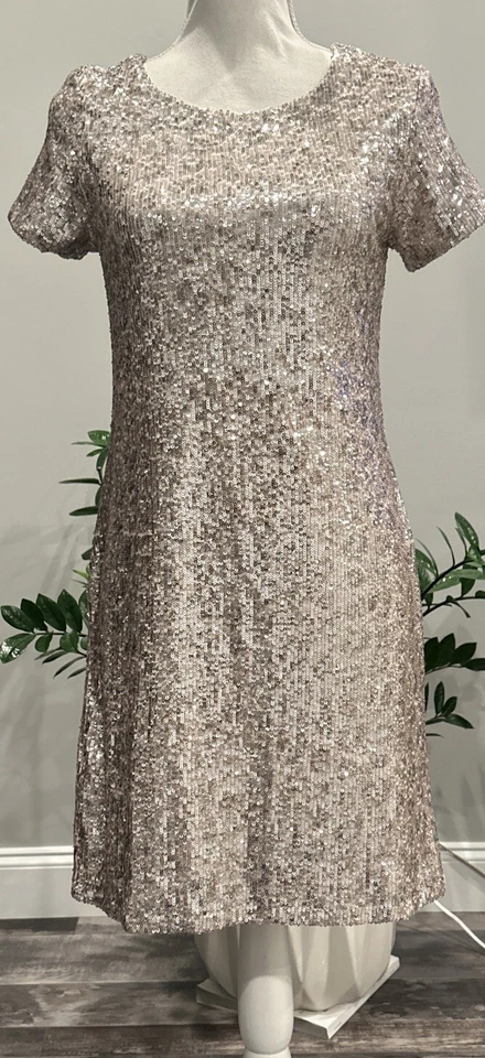 NWT $248 Jude Connally Ella Sequin Mini Leopard Dress Size XS