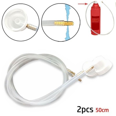 2pcs 360 Degree Nozzle Extension-Hose Fit For Aerosol ~Fast Can - Spray Best