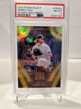2020 Panini Select Gerrit Cole Gold 25 Man /10 Yankees