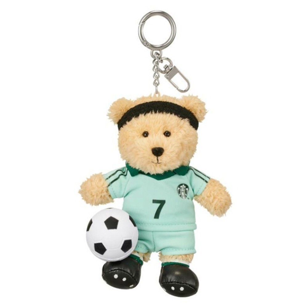 【韓国スタバ】SPORTS CLUB★Soccer Bearista Keychain Starbucks Korea Soccer Bearista Keychain 2024 Sports Club