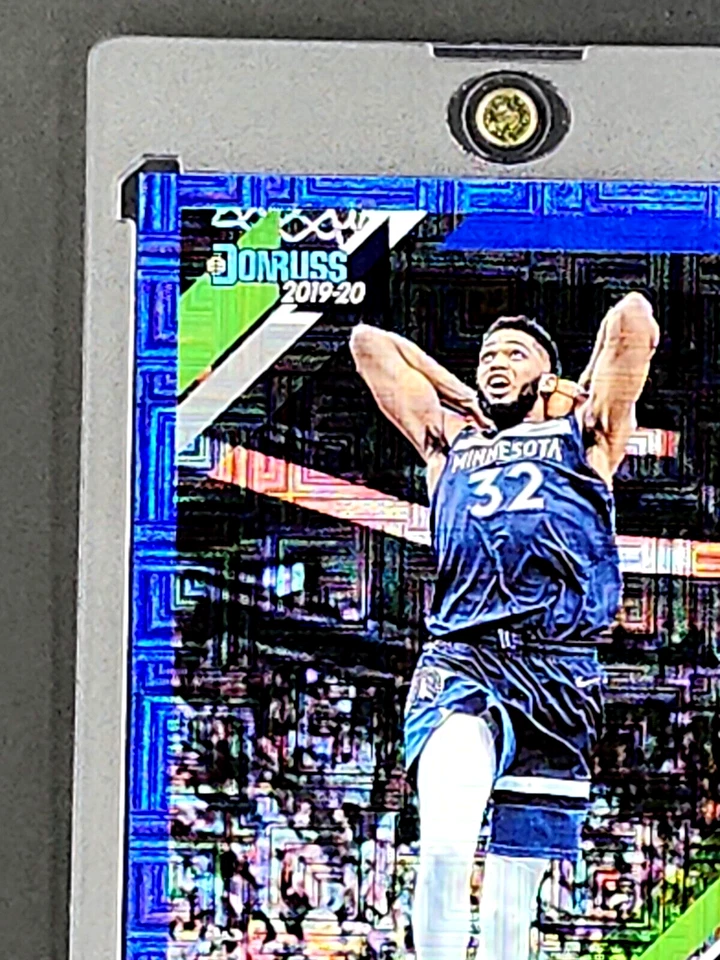 2019 2019-20 Donruss Blue Infinite #123 Karl-Anthony Towns /35 Timberwolves - Image 3 of 4