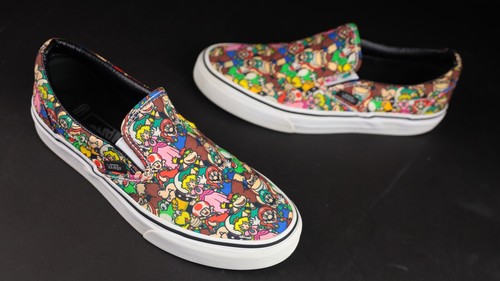 Vans X Nintendo Super Mario Slip On 